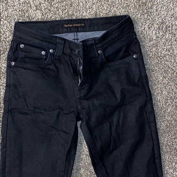 Men’s skinny black nudie jeans - Picture 2 of 6